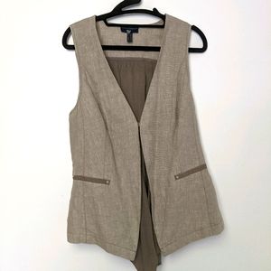 Kapalua linen vest size 14